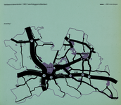 831474 Thematische kaart van de provincie Utrecht met de weergave van de verkeersintensiteit gebaseerd op de ...
